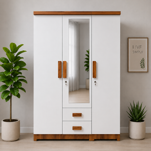 UrbanNest Premium Wardrobe - Three door