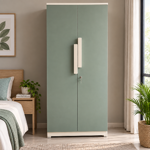 UrbanNest Greenleaf Wardrobe - Two Door